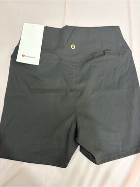 lululemon athletica Black High-Rise Bike Shorts